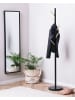 Beliani Kleiderständer ALBIN in Schwarz/Braun - (W) 30 x (H) 170 x (L) 30 cm