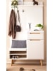 Furn.Design Garderoben-Set weiß matt, Eiche, Kompaktgarderobe skandinavisch 110x197 cm