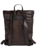 Forty degrees Rucksack echt Leder in dunkelbraun