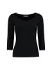 Hailys Dünnes 3/4 Arm Shirt 2-er Stück Set Stretch Longsleeve NOA in Schwarz-2