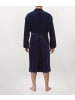 Calida Bademantel mit Frotteefutter in Navy