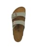 Birkenstock Sandale Arizona Birko-Flor Nubuk normal in grau