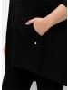 sheego Oversize-Shirt in schwarz