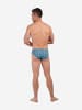 HOM Badehose Swim Mini Briefs Camaiore in blue print