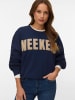 Vero Moda Sweatshirt in Navy Blazer