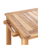 Beliani Beistelltisch SASSARI II in Braun - (W) 47 x (H) 74 x (L) 90 cm