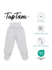 TupTam Baby Jungen Strampelhose mit Fuß 3er Pack in grau Modell 1