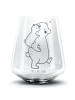 Mr. & Mrs. Panda Longdrinkglas Papa Bär ohne Spruch in Transparent