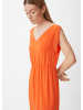 comma Kleid lang in Orange