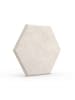 relaxdays 18 x Akustikplatten „Hexagon“ in Beige – 30 x 26 cm