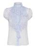 SAINT TROPEZ Langarm - Hemd LiljaSZ Gerade Passform in Heather NightSky Harts