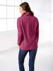 Sieh an! Fleece-Jacke in fuchsia