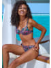 Venice Beach Bikini-Hose in schwarz bedruckt