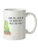 Mr. & Mrs. Panda Kaffeebecher Schildkröte Pause mit Spruch in Weiß