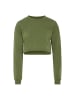 hoona Damen Sweatshirt in Militär