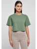 Urban Classics Cropped T-Shirts in salvia