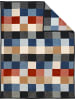 Erwin Müller Jacquard, Baumwollmischung Wohndecke Messina in marine