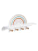 Zeller Wandgarderobe mit Ablage RAINBOW in Mehrfarben, (B) 13 x (H) 24 x (L) 48 cm