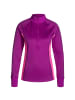 Under Armour Longsleeve Train Cold Weather 1/2 Zip in magenta / schwarz