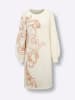 creation L Strickkleid in ecru-camel