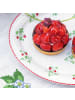 Greengate Servierplatte BERRY Weiß mit Erdbeeren Oval 27x21 cm