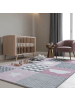 KADIMA DESIGN Teppich Kinder Herz Sterne saugroboter Kurzflor Kinderzimmer