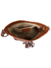 Toscanto Leder Umhängetasche Toscanto Tasche hellbraun, braun ca. 30cm