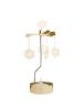 Butlers Teelichtkarussell Schnee  MERRY-GO-ROUND in Gold