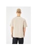 Ossy Homer Herren ZIP T-Shirt 320gsm Oversize in Beige