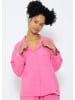 SASSYCLASSY Musselin Pyjamabluse in Pink