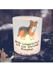 Mr. & Mrs. Panda Glas Windlicht Shetland Sheepdog Lebensretter m... in Transparent