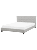 Beliani Wasserbett LA ROCHELLE in Grau - (W) 170 x (H) 108 x (L) 218 cm
