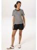 Aniston CASUAL T-Shirt in schwarz-wollweiß-orange-gelb