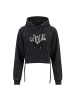 myMo ROCKS Women Hoodie in Black Stone Wash