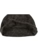 styleBREAKER Feinstrick Beanie Mütze in Schwarz