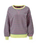 Aniston CASUAL Strickpullover in pink-smaragdgrün-neongrün