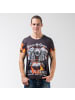 Roberto Geissini Biker Engine T-Shirt Schwarz