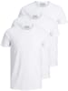 Jack & Jones 3er-Set  T-Shirt in White/white/white