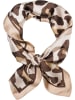 styleBREAKER Halstuch mit Leoparden Print in Beige-Braun