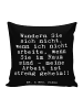 Mr. & Mrs. Panda Sofakissen Wundern Sie sich nicht,... mit Spruch in Schwarz