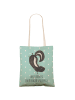 Mr. & Mrs. Panda Schultertasche Stinktier Handstand mit Spruch in Türkis Pastell