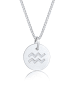 Elli Halskette 925 Sterling Silber Sternzeichen, Sternzeichen - Wassermann in Silber