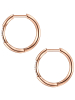 Lulu & Jane Creolen roségold Zirkonia weiß in roségold