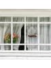 relaxdays Fenster-Vogelfutterhaus in Transparent