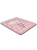Mr. & Mrs. Panda Mousepad Einhorn Krankenschwester mit Spruch in Rot Pastell
