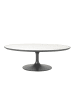 Signature Couchtisch TULIPE in Weiß - (W) 130  x (H) 44  x (L)  cm