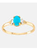 Diamant L'éternel Ring aus 375 Gelbgold