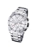 Festina Chronograph-Armbanduhr Festina Timeless Chronograph silber groß (ca. 45mm)