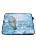 Mr. & Mrs. Panda Notebook Tasche Seekuh Happy mit Spruch in OZeichenanblue