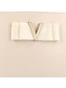 Valentino Whitney Clutch Tasche 25 cm ecru